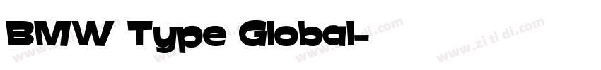 BMW Type Global字体转换